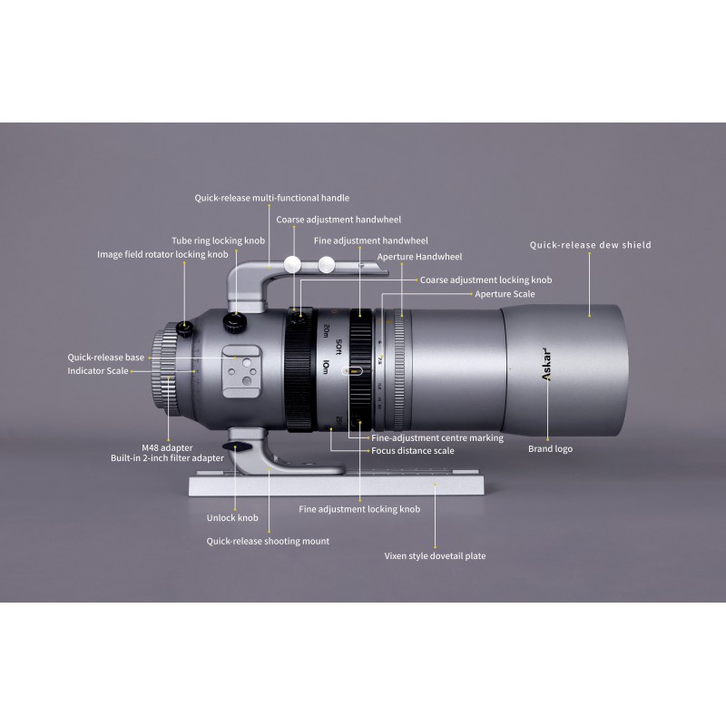 SQA55 Téléobjectif Lunette Astrographe Askar-Sharpstar